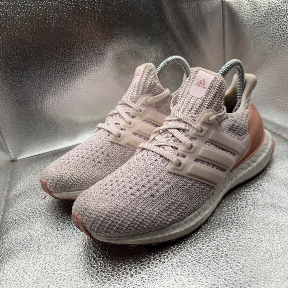 Size 6 Adidas UltraBoost 4.0 DNA Almost Athletic Sneaker Pink Womens GY0286 - Picture 7 of 11